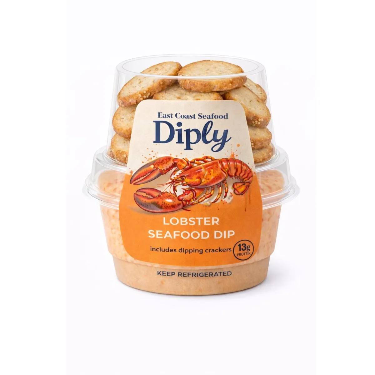 Lobster Seafood Dip with Crackers