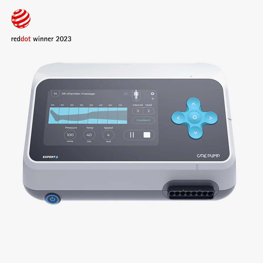CarePump Expert8 - 8-chamber lymphatic drainage device (pressotherapy)