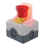 Housing with illuminated guard and buzzer | ES series