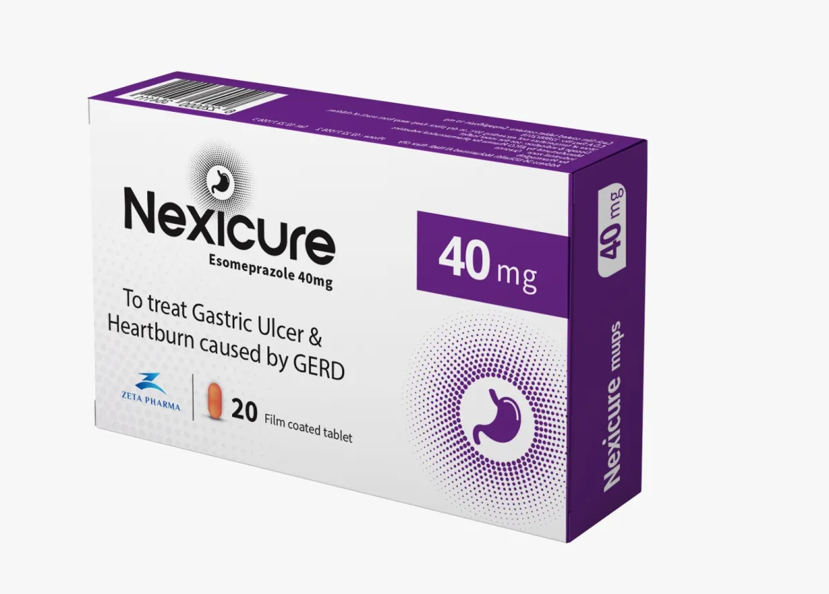 Nexicure - esomeprazole 40 mg and 20 mg MUPS tab