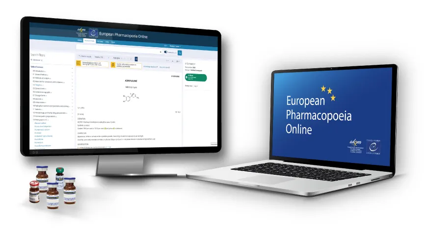 European Pharmacopoeia, Reference Standards & Certificate of Suitability