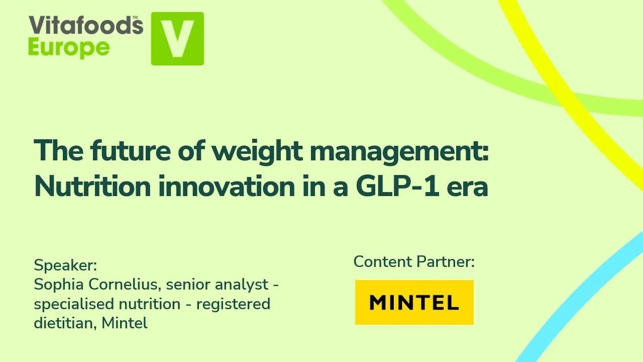 The future of weight management: Nutrition innovation in a GLP-1 era