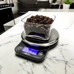 Balança Digital Alta Precisão 6kg / 1gr c/ Base Inox 19cm