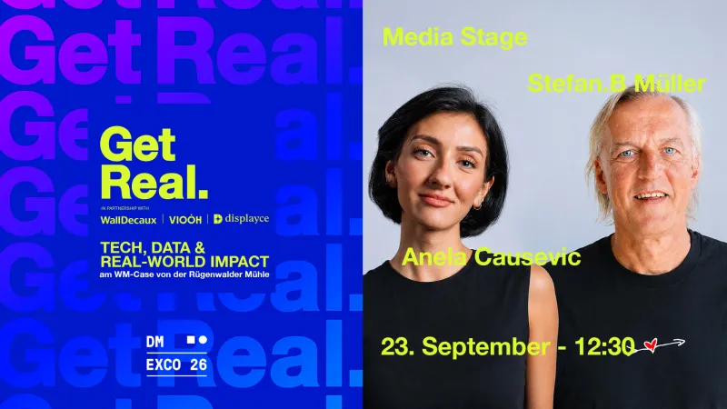 Connecting the Dots: Tech, Data & Real-World Impact am WM-Case von der Rügenwalder Mühle - Wie innovative Technologie und Programmatic DOOH in der Praxis zusammenspielen