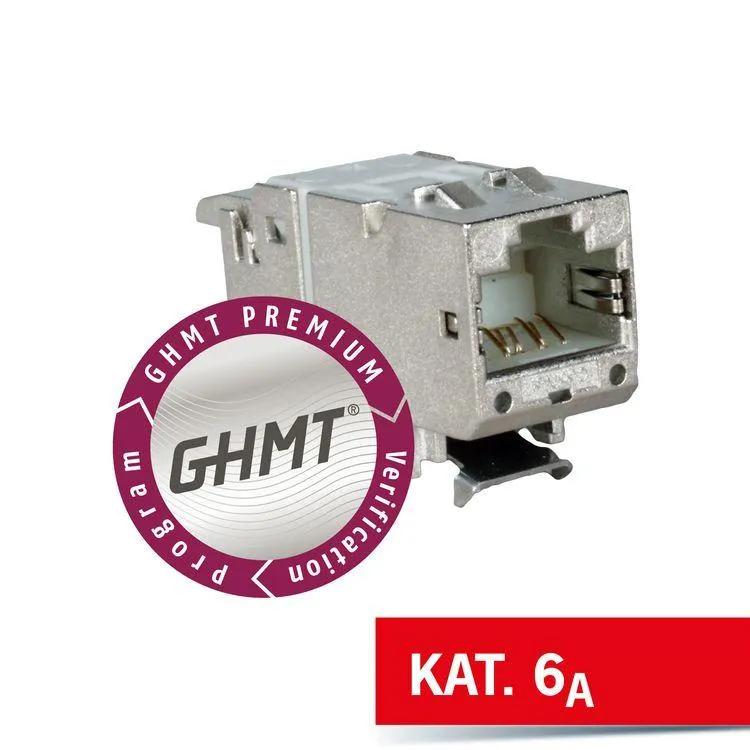 RJ45 jack KS ICS 500 Cat. 6A +++ GHMT PVP certificate +++