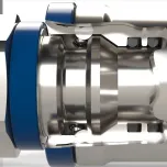 Liquid cooling connectors and dry-break quick-disconnect couplings