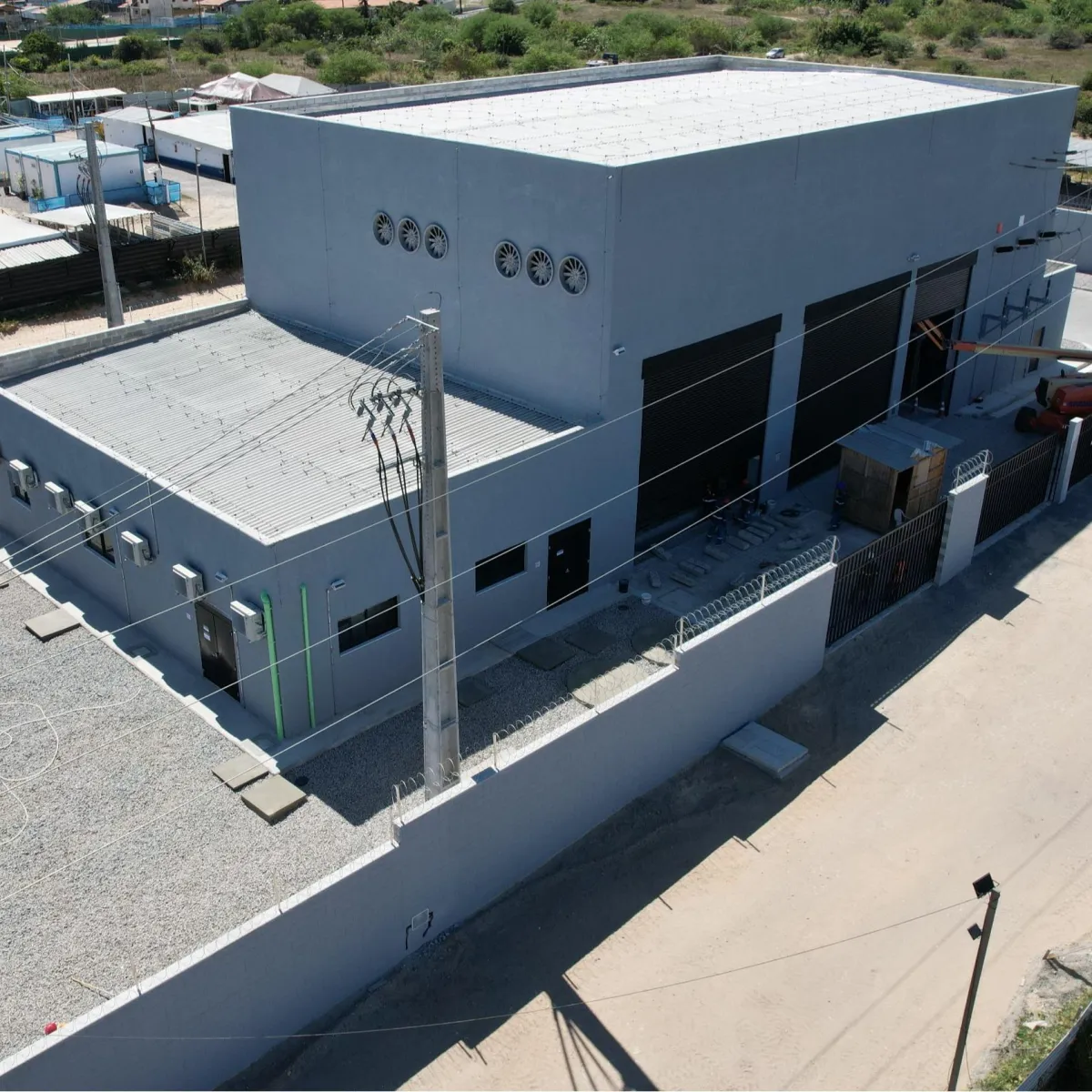 Subestação de alta tensão 69kV/13,8kV 2x30 MVA para Data Center