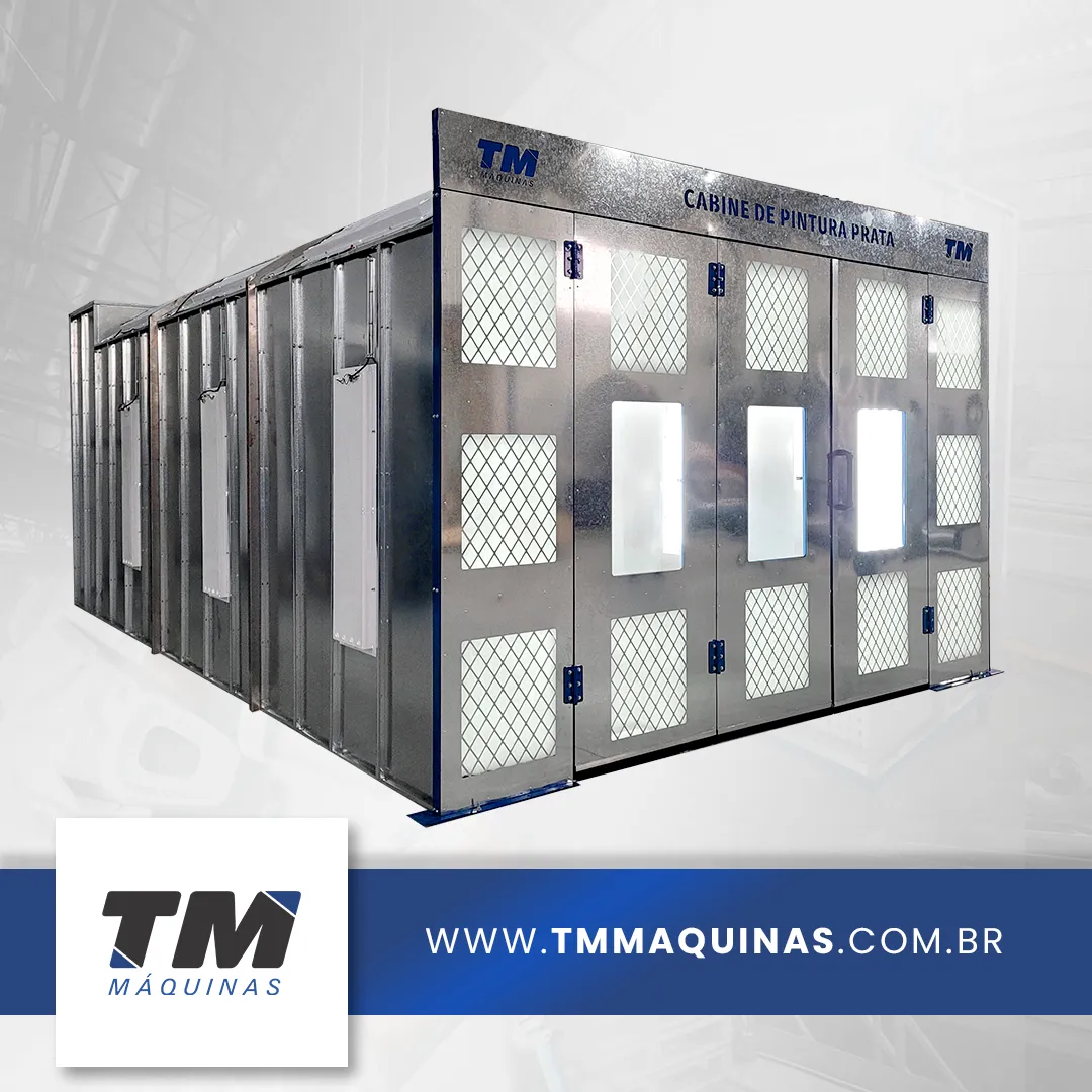 Cabines de Pintura Automotiva Prata