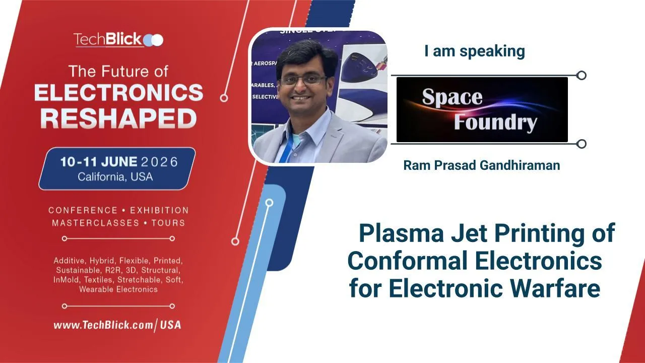 Space Foundry - Plasma Jet Printing of Conformal Electronics for Electronic Warfare