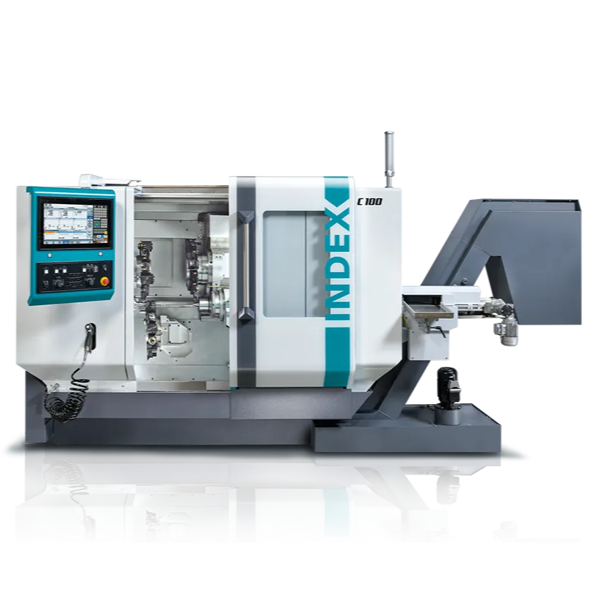 INDEX C100 Triple Turret Production Turning Center