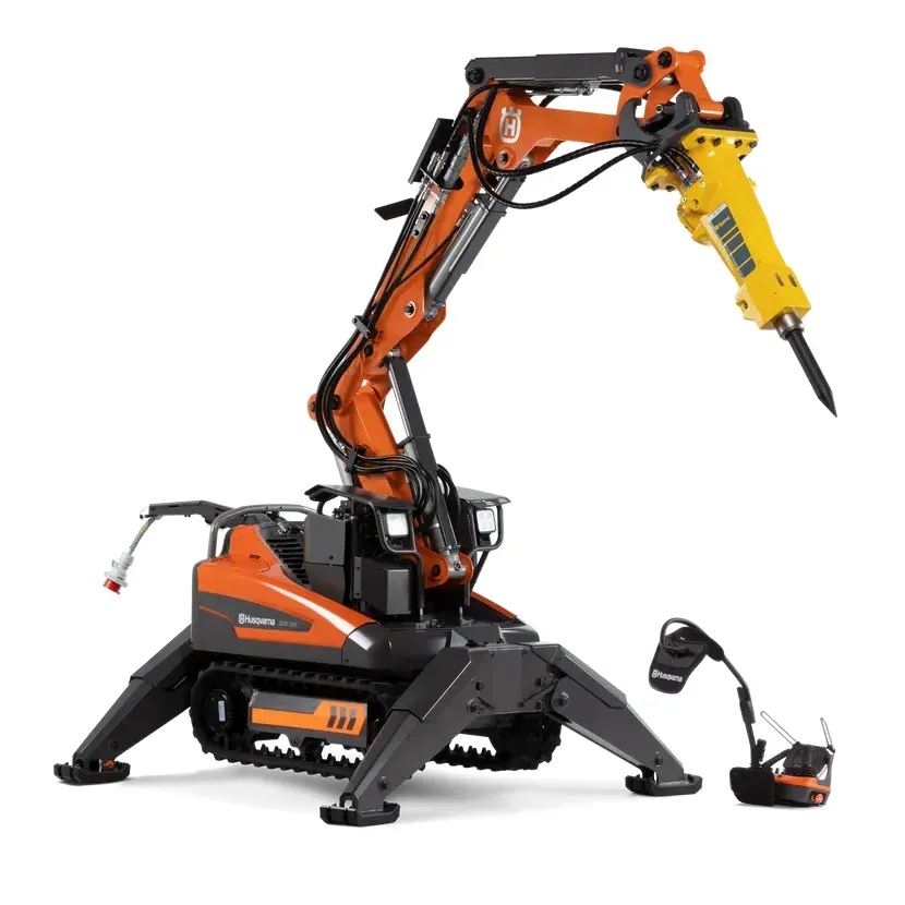 Robô de demolição por controle remoto