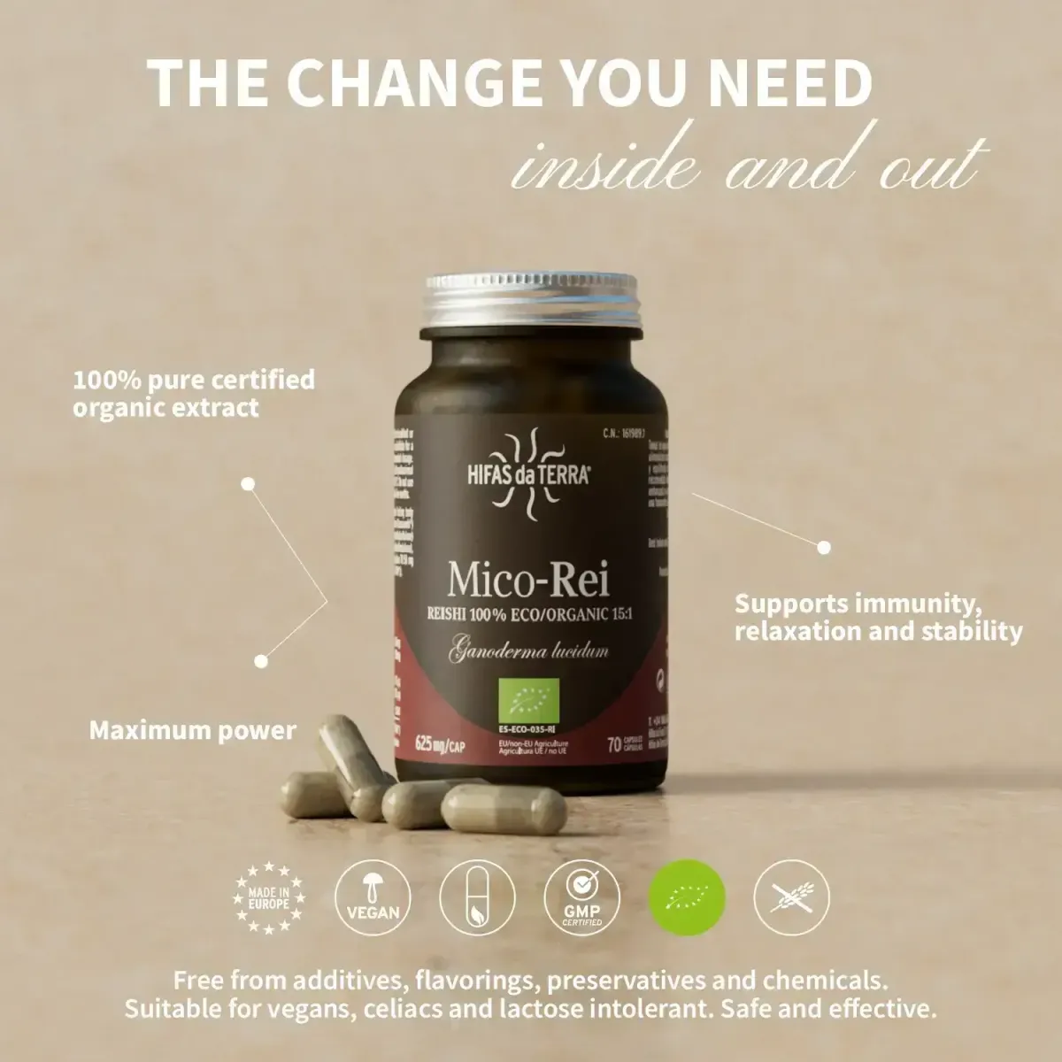 Mico Rei (Reishi extract) Capsules