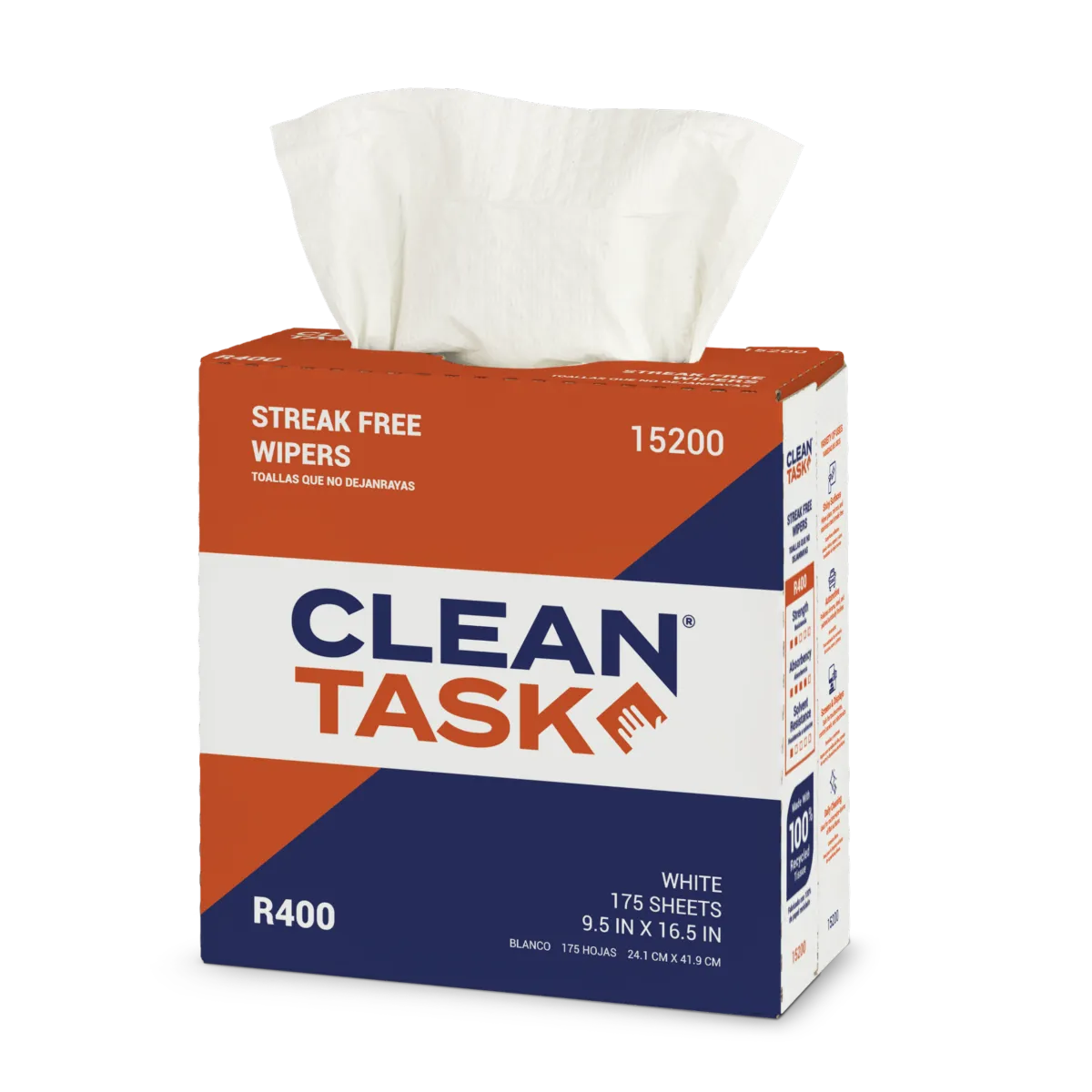 CLEAN TASK® STREAK FREE WIPERS