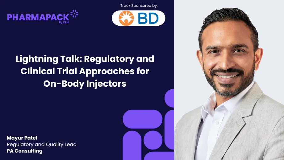 Lightning Talk: Regulatory and Clinical Trial Approaches for On-Body Injectors