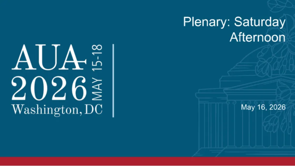 Plenary: Saturday Afternoon