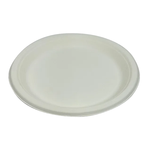 7 inch Plate PFAS Free Biodegradable Meal Tray/XDJ-PPP-7001