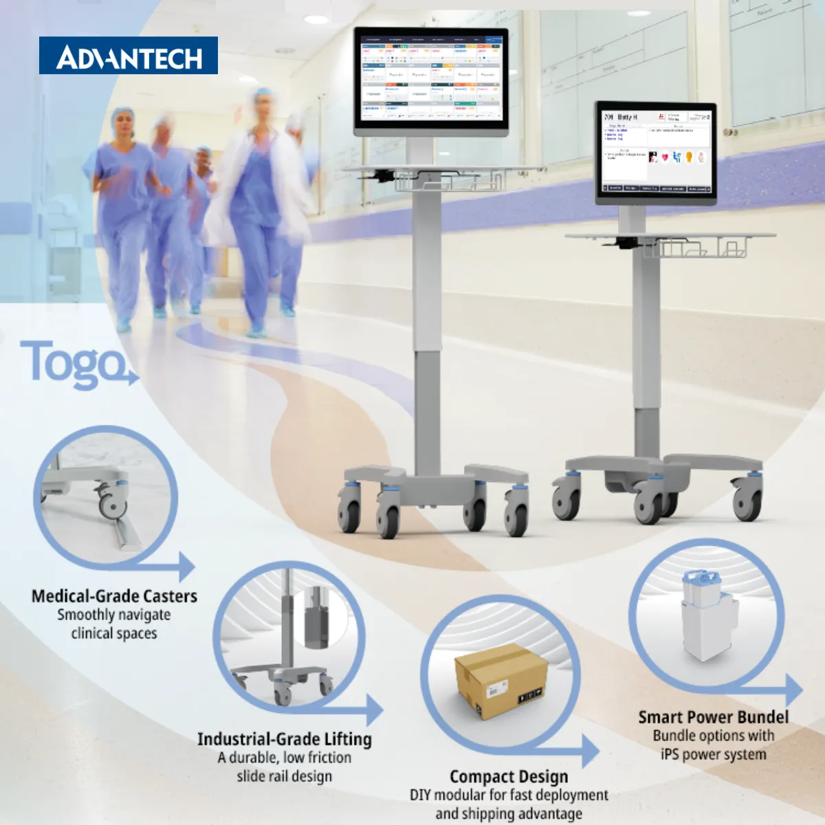 Mobile Workstation Cart