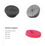 Stoppers for Infusion