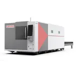 Série H | Máquina de corte a laser com mesa de troca Fechada para Chapas Metálicas