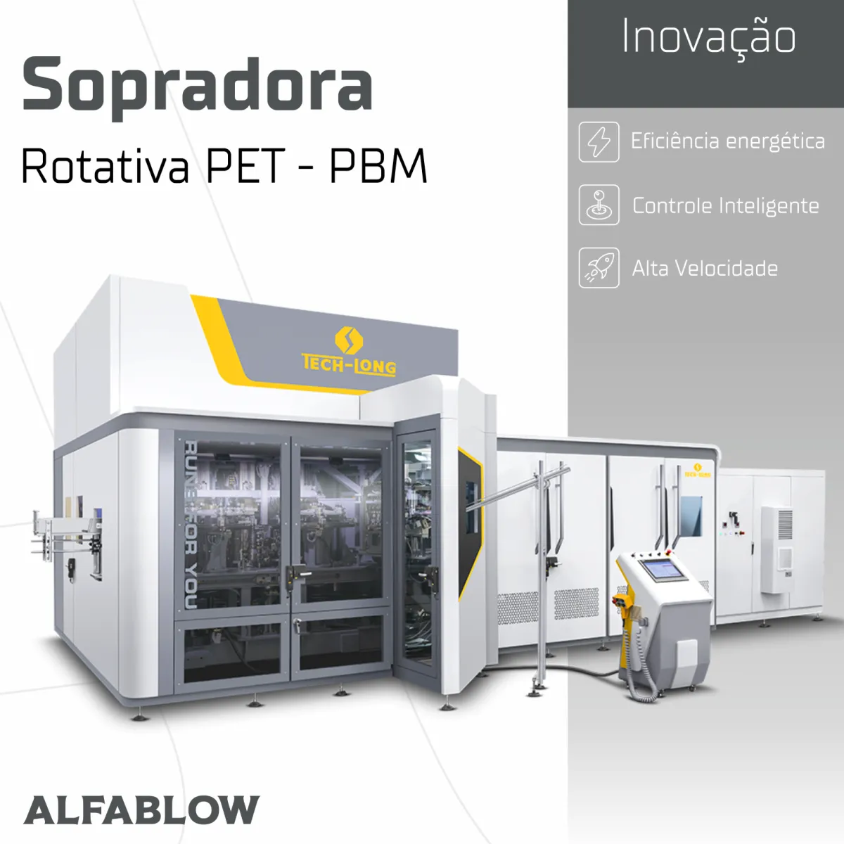 Sopradora Rotativa Linear