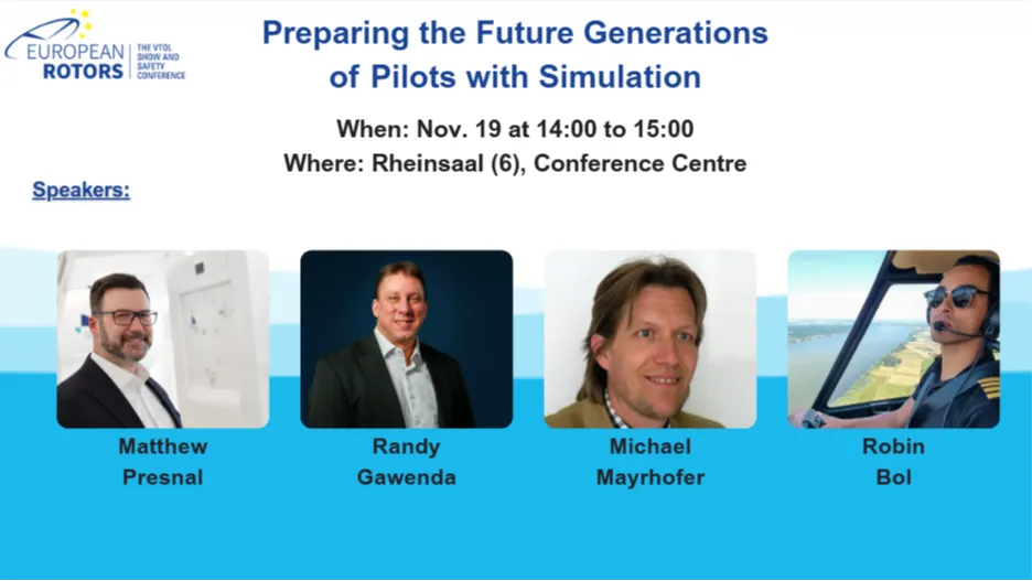 Preparing the Future Generations of Pilots with Simulation