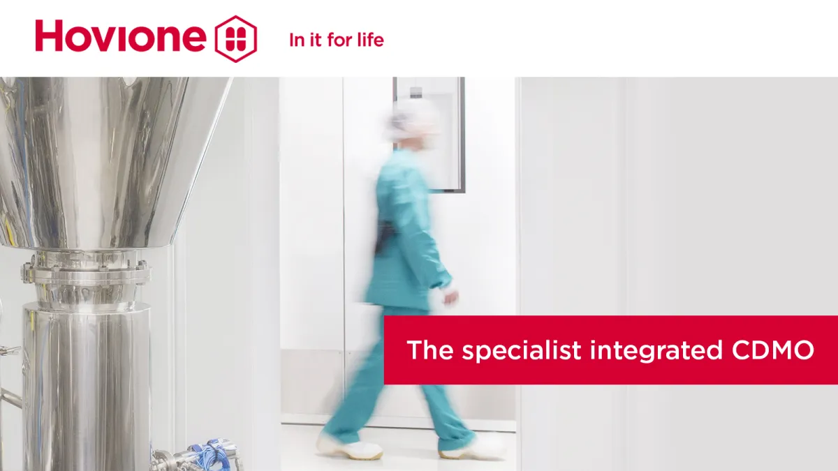 The Specialist Integrated CDMO