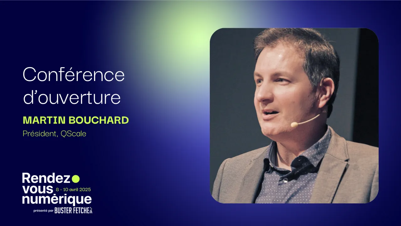 Conférence d'ouverture par Martin Bouchard