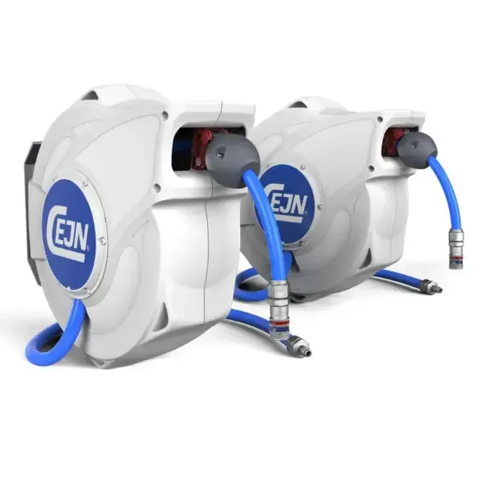 Enroladores de mangueira SafetyReel FS (grau alimentício)