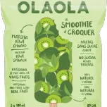 Le smoothie à croquer matcha, kiwi, spinach