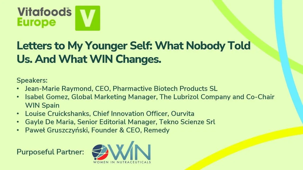 Letters to My Younger Self: What Nobody Told Us. And What WIN Changes.