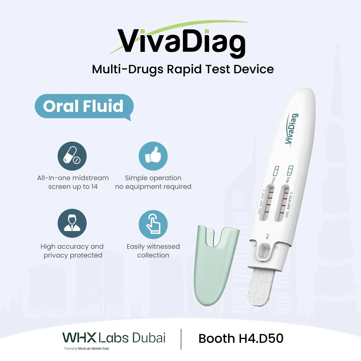 VivaDiag Multi-Drugs Rapid Test Device