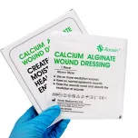 Calcium alginate dressing (with/without sliver)
