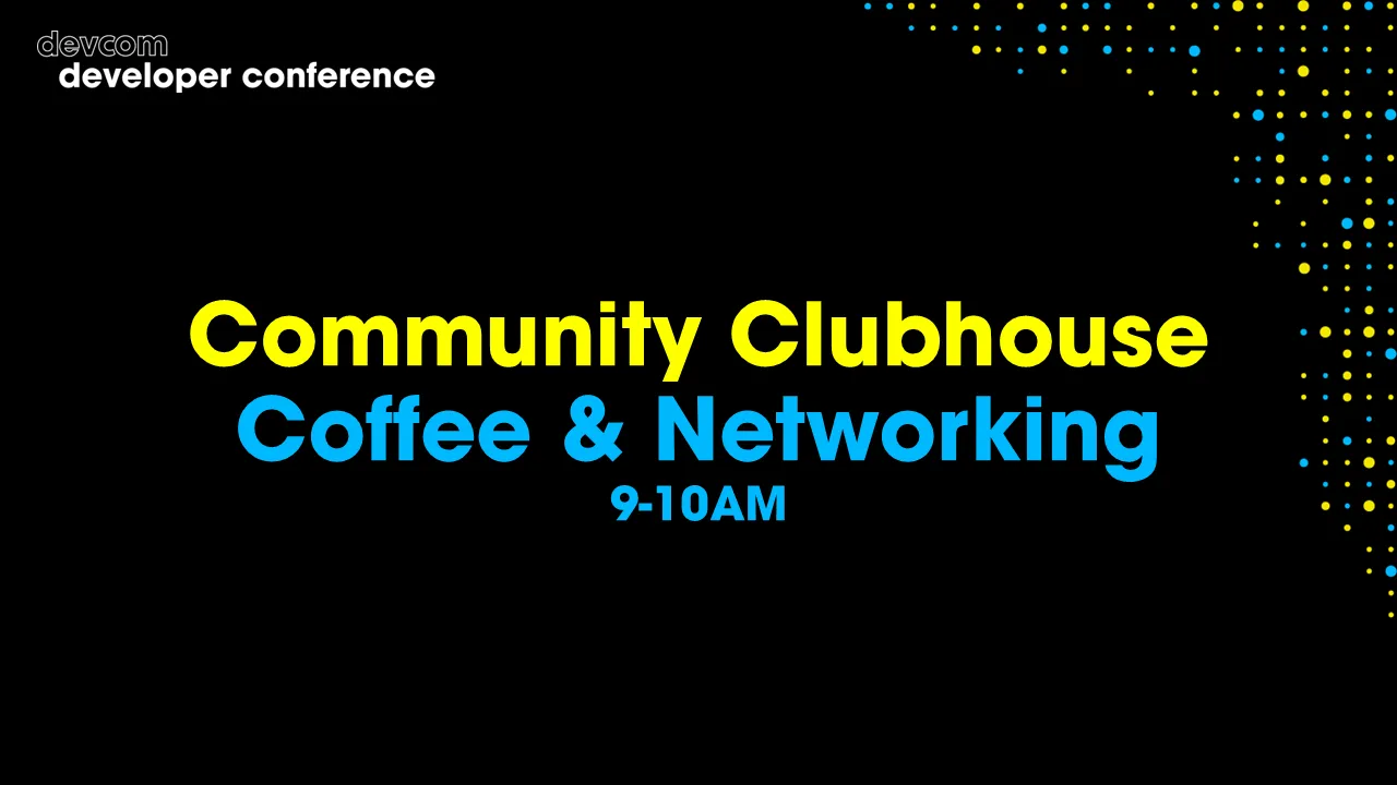 Community Clubhouse: Coffee & Networking