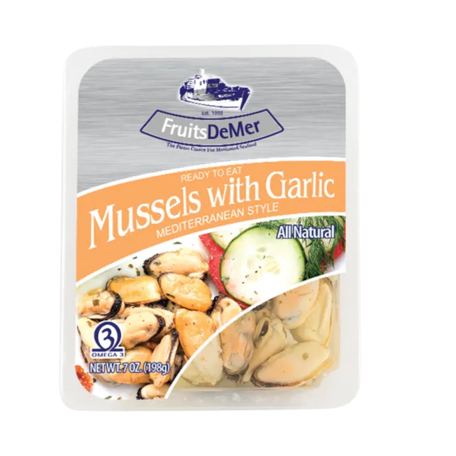 Marinated Mussels with Garlic