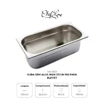Cubas sem alça 1/3 GN 100 e 150