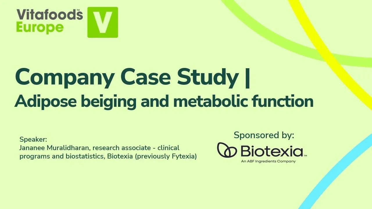 Company Case Study by Biotexia (previously Fytexia) | Adipose beiging and metabolic function