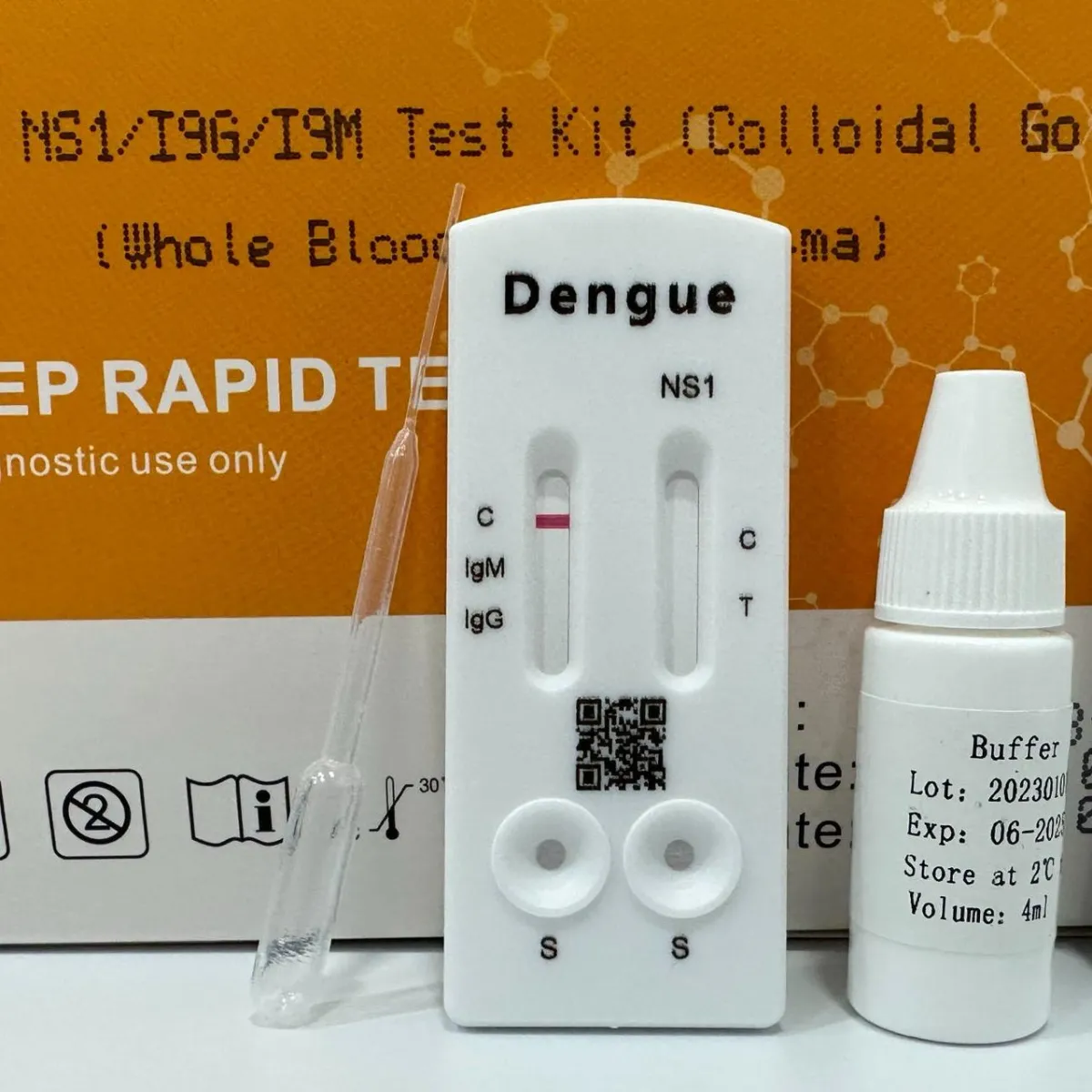Dengue NS1 one step rapid test kit