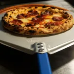 Pá para Enfornar Pizza Alumínio 35,5 x 40,5cm Azul Curto