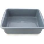 Bandeja de serviço cinza PP 52,5 x 37; 5x14,6 cm