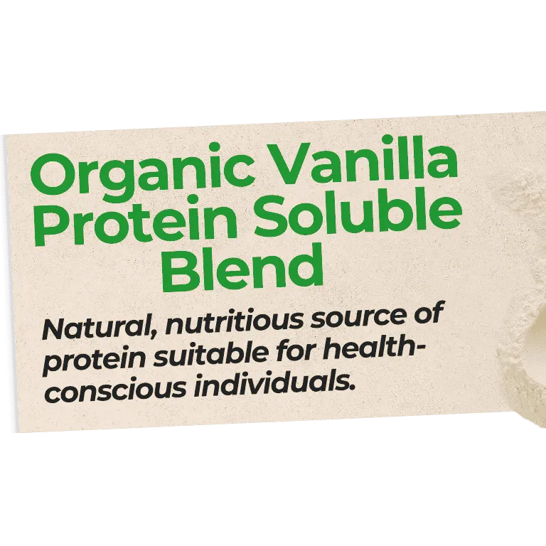 Organic Vanilla Protein Soluble Blend