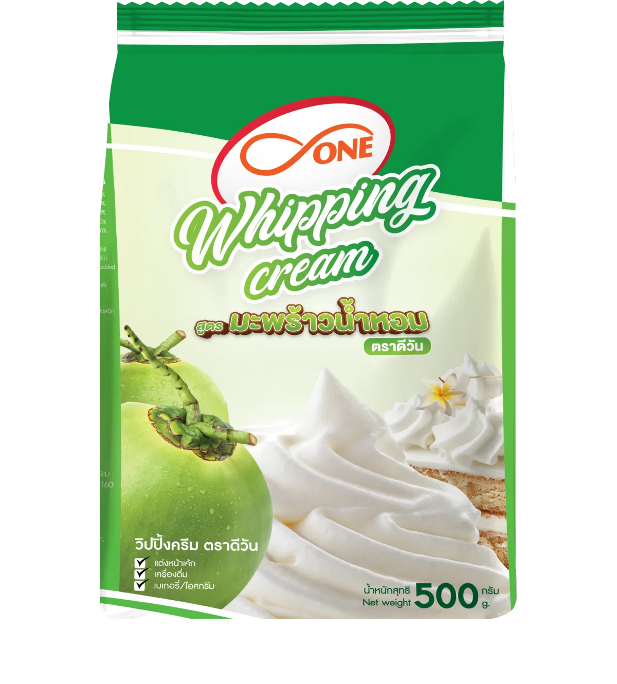 NON DAIRY CREAMER POWDER WHIPPING CREAM NAMHOM COCONUT WATER FORMULA