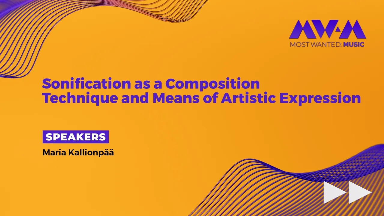 Sonification as a Composition Technique and Means of Artistic Expression