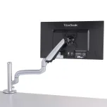 Gas Spring Single Monitor Arm Desk Mount for LCD Screen up to 27 inches