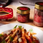 Anchovies filets, salted and marinated