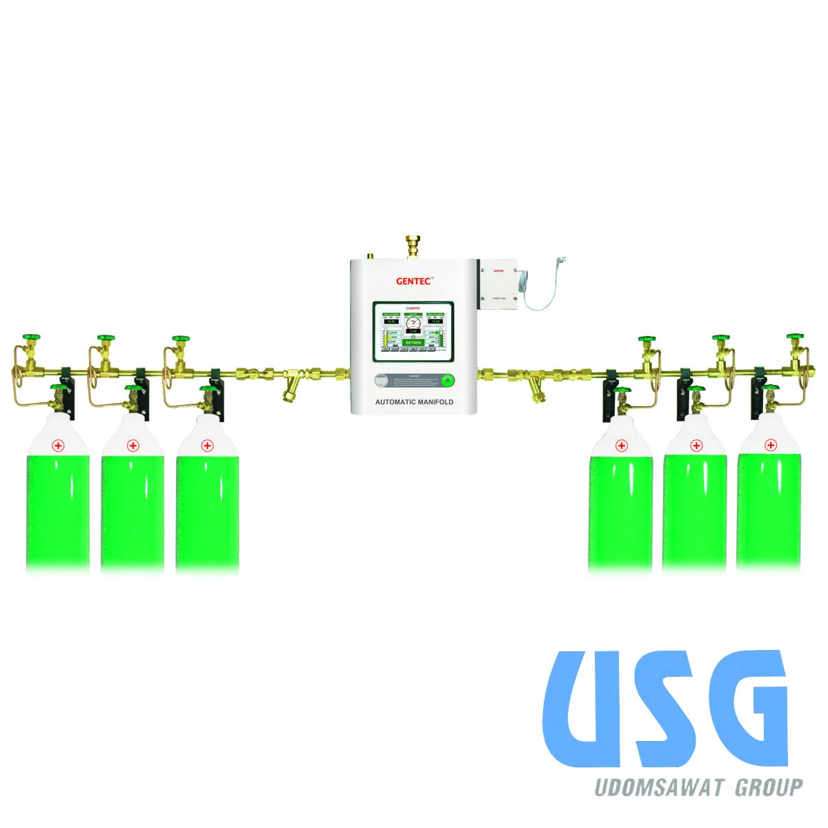 GENTEC GAS AUTOMATIC MANIFLOLD GM2 TOUCHSCREEN
