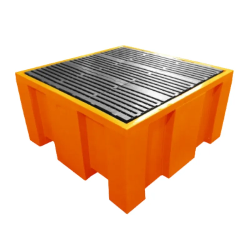 PALLET DE CONTENÇÃO – 1000 litros – 1400x1400x660 – 4 TAMBORES