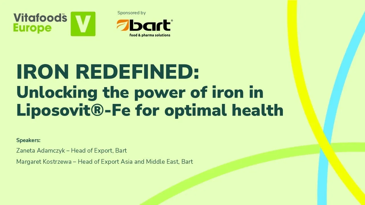IRON REDEFINED: Unlocking the power of iron in Liposovit®-Fe for optimal health