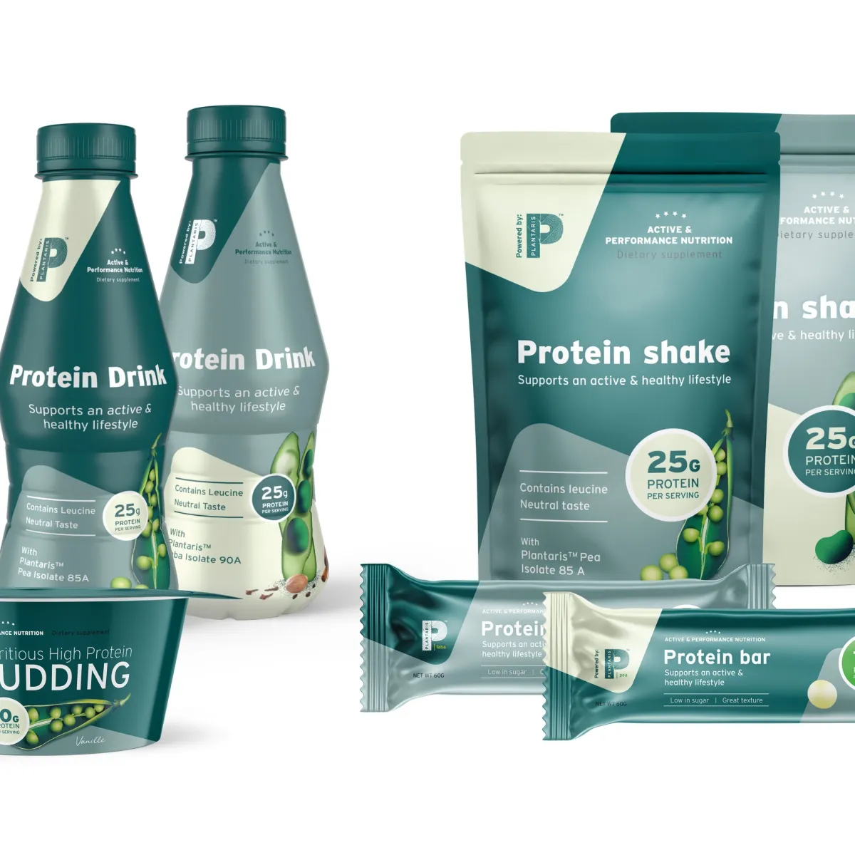 Plantaris™ Pea Isolate 85 A and Plantaris™ Faba Isolate 90 A