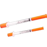 Disposable auto-retractable insulin safety syringes