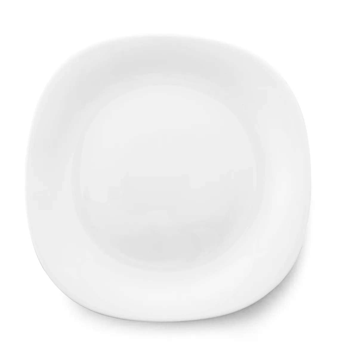 Prato quadrado opaline 20 cm e 26 cm